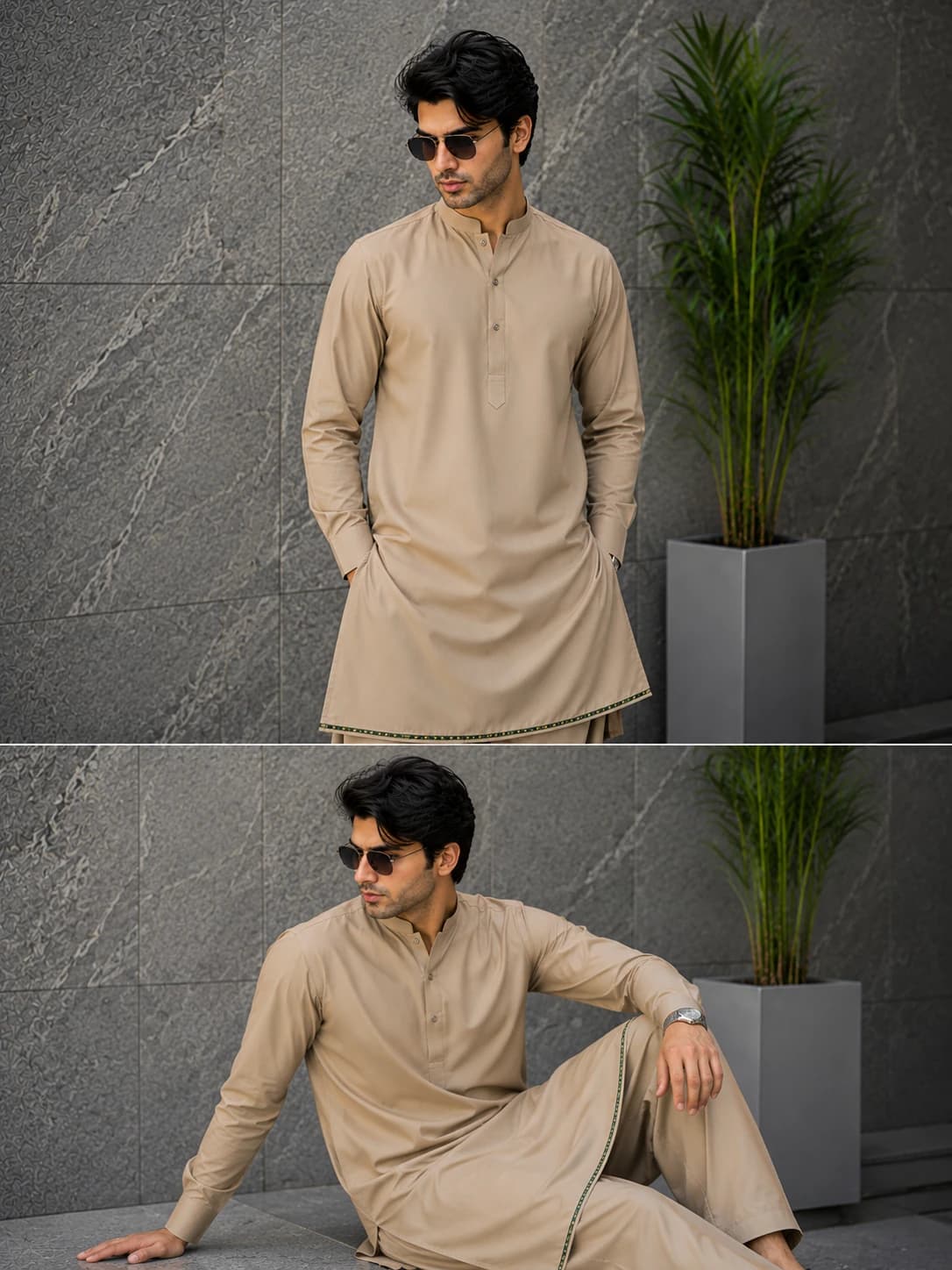 HZ Signature Premium Wash N Wear Fabric – Sand Beige